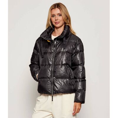 PARAJUMPERS Puchowa kurtka VERNA Regular Fit czarny M PARAJUMPERS Puchowa kurtka VERNA Regular Fit czarny M