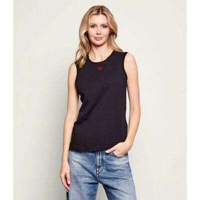 Pinko Top Casimiro Regular Fit czarny S Pinko Top Casimiro Regular Fit czarny S