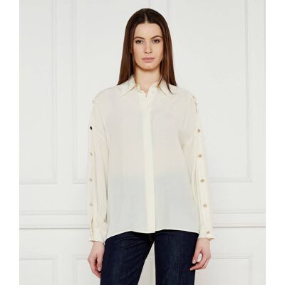 Liu Jo Koszula Relaxed fit kremowy 34 Liu Jo Koszula Relaxed fit kremowy 34