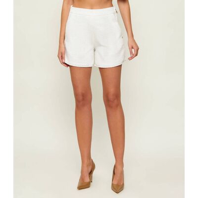 Guess Szorty EULALIE Regular Fit biały XL Guess Szorty EULALIE Regular Fit biały XL