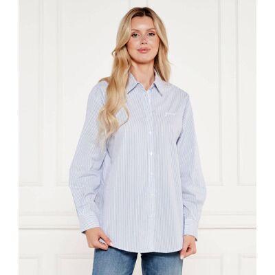 Guess Koszula LAURIANE Relaxed fit niebieski L Guess Koszula LAURIANE Relaxed fit niebieski L