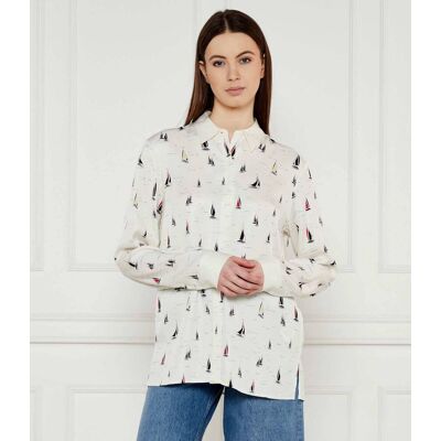 Tommy Hilfiger Koszula Regular Fit ecru 36 Tommy Hilfiger Koszula Regular Fit ecru 36