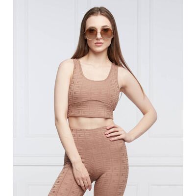 Guess ACTIVE Top DANA Slim Fit beżowy XL Guess ACTIVE Top DANA Slim Fit beżowy XL