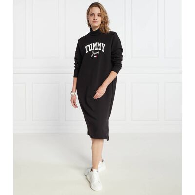 Tommy Jeans Sukienka TJW NEW VARISTY czarny S Tommy Jeans Sukienka TJW NEW VARISTY czarny S
