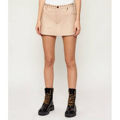 One Teaspoon Skórzana spódnica SLOANE low waist beżowy M One Teaspoon Skórzana spódnica SLOANE low waist beżowy M
