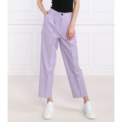 Karl Lagerfeld Spodnie Regular Fit z dodatkiem wełny lawendowy 34 Karl Lagerfeld Spodnie Regular Fit z dodatkiem wełny lawendowy 34