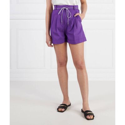 Patrizia Pepe Szorty Loose fit high waist fioletowy 34 Patrizia Pepe Szorty Loose fit high waist fioletowy 34