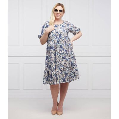 Persona by Marina Rinaldi Sukienka DEVON Plus size biały 38 Persona by Marina Rinaldi Sukienka DEVON Plus size biały 38