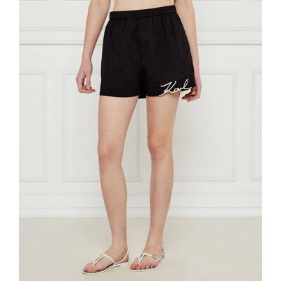 Karl Lagerfeld Szorty Regular Fit czarny XS Karl Lagerfeld Szorty Regular Fit czarny XS