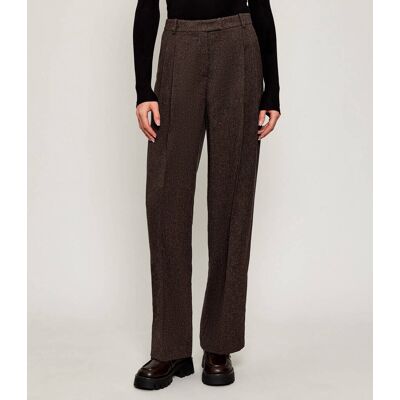Patrizia Pepe Spodnie Loose fit brązowy 40 Patrizia Pepe Spodnie Loose fit brązowy 40