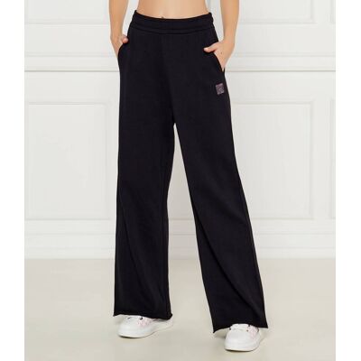 HUGO Spodnie dresowe Nasueda Relaxed fit czarny S HUGO Spodnie dresowe Nasueda Relaxed fit czarny S