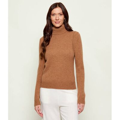 Ba&sh; Kaszmirowy golf CHALIE Slim Fit camel S Ba&sh; Kaszmirowy golf CHALIE Slim Fit camel S