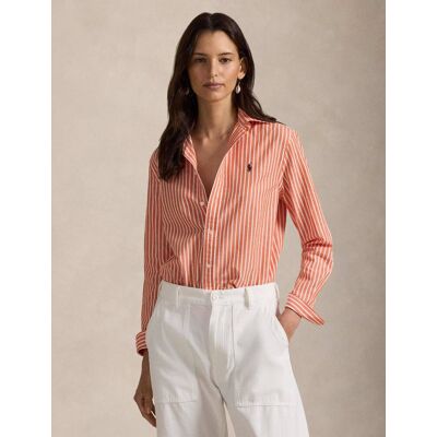 Polo Ralph Lauren Koszula Classic fit z dodatkiem lnu pomarańczowy XL Polo Ralph Lauren Koszula Classic fit z dodatkiem lnu pomarańczowy XL