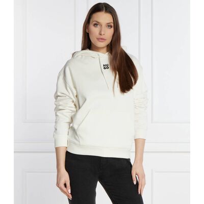 HUGO Bluza Delfinia Regular Fit biały XL HUGO Bluza Delfinia Regular Fit biały XL