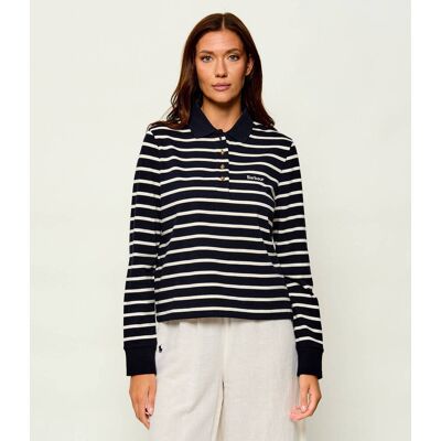 Barbour Polo Ashwell Relaxed fit granatowy 36 Barbour Polo Ashwell Relaxed fit granatowy 36