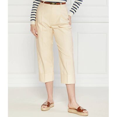 Polo Ralph Lauren LAUREN RALPH LAUREN Spodnie cygaretki ZEEYA ecru XL Polo Ralph Lauren LAUREN RALPH LAUREN Spodnie cygaretki ZEEYA ecru XL