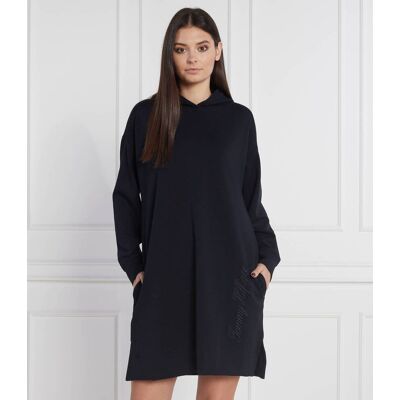 Tommy Hilfiger Sukienka INTERLOCK granatowy S Tommy Hilfiger Sukienka INTERLOCK granatowy S