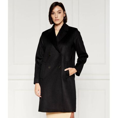 Weekend MaxMara Wełniany płaszcz MAIORCA czarny 38 Weekend MaxMara Wełniany płaszcz MAIORCA czarny 38