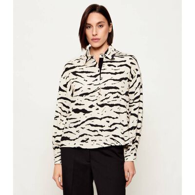 Marc Cain Koszula Loose fit beżowy 38 Marc Cain Koszula Loose fit beżowy 38