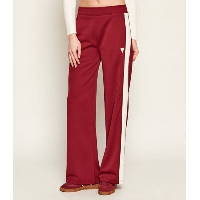 Guess ACTIVE Spodnie dresowe Marlene Relaxed fit bordowy XS Guess ACTIVE Spodnie dresowe Marlene Relaxed fit bordowy XS
