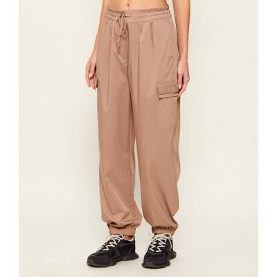 Liu Jo Sport Spodnie cargo Relaxed fit beżowy S Liu Jo Sport Spodnie cargo Relaxed fit beżowy S