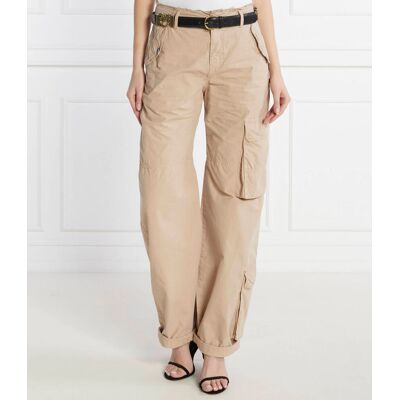 Pinko Spodnie MALAGA Regular Fit beżowy 42 Pinko Spodnie MALAGA Regular Fit beżowy 42
