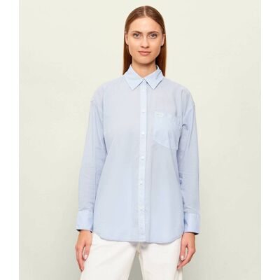 Guess Jeans Koszula Oversize fit błękitny XS Guess Jeans Koszula Oversize fit błękitny XS