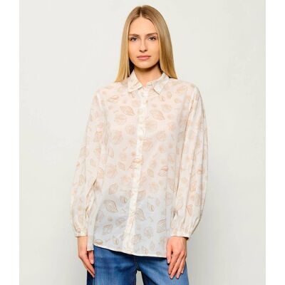 Guess Koszula Relaxed fit beżowy S Guess Koszula Relaxed fit beżowy S