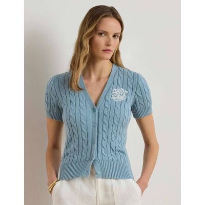 Polo Ralph Lauren LAUREN RALPH LAUREN Kardigan Slim Fit błękitny XL Polo Ralph Lauren LAUREN RALPH LAUREN Kardigan Slim Fit błękitny XL