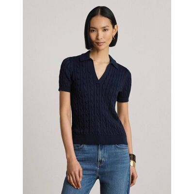 Polo Ralph Lauren LAUREN RALPH LAUREN Sweter Hilean Relaxed fit granatowy XS Polo Ralph Lauren LAUREN RALPH LAUREN Sweter Hilean Relaxed fit granatowy XS