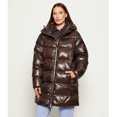 PARAJUMPERS Puchowa kurtka IVONNE Regular Fit brązowy L PARAJUMPERS Puchowa kurtka IVONNE Regular Fit brązowy L