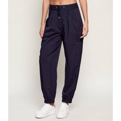 Liu Jo Sport Spodnie cargo Relaxed fit granatowy M Liu Jo Sport Spodnie cargo Relaxed fit granatowy M