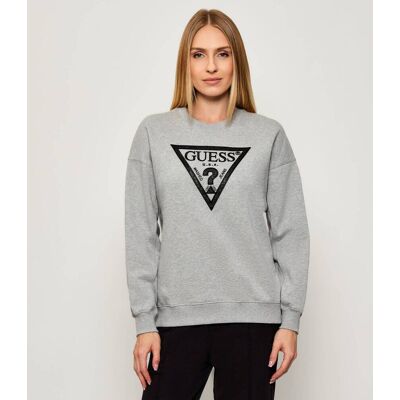 Guess Bluza Regular Fit szary S Guess Bluza Regular Fit szary S