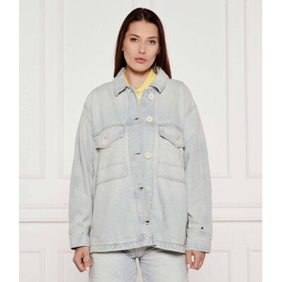 Tommy Hilfiger Kurtka jeansowa Oversize fit błękitny 38 Tommy Hilfiger Kurtka jeansowa Oversize fit błękitny 38