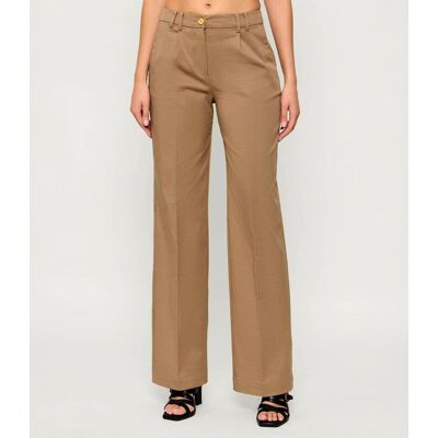 Marciano Guess Spodnie DONA Straight fit beżowy 36 Marciano Guess Spodnie DONA Straight fit beżowy 36