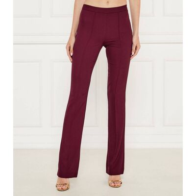 Patrizia Pepe Spodnie Regular Fit bordowy 42 Patrizia Pepe Spodnie Regular Fit bordowy 42
