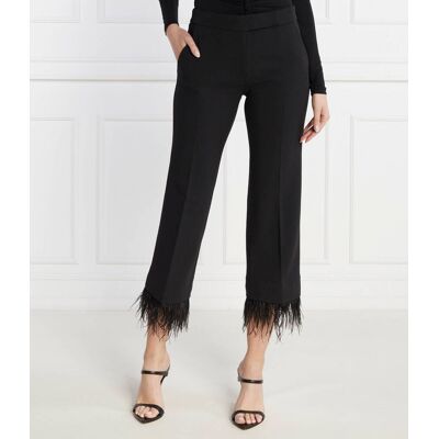 Michael Kors Spodnie flare fit czarny 36 Michael Kors Spodnie flare fit czarny 36