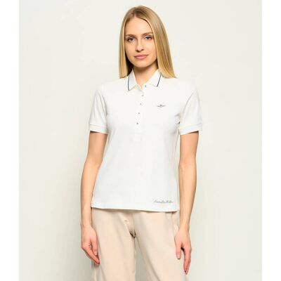 Aeronautica Militare Polo Regular Fit ecru XS Aeronautica Militare Polo Regular Fit ecru XS