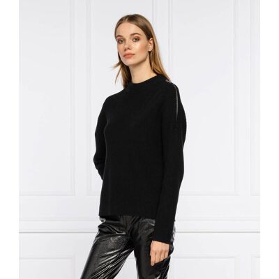 HUGO Sweter Sanniyya Comfort fit czarny S HUGO Sweter Sanniyya Comfort fit czarny S