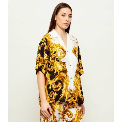 Versace Jeans Couture Koszula Loose fit złoty 36 Versace Jeans Couture Koszula Loose fit złoty 36