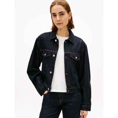 Tommy Hilfiger Kurtka jeansowa Regular Fit granatowy 38 Tommy Hilfiger Kurtka jeansowa Regular Fit granatowy 38