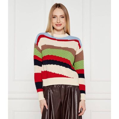 Weekend MaxMara Sweter POLO Regular Fit multikolor L Weekend MaxMara Sweter POLO Regular Fit multikolor L