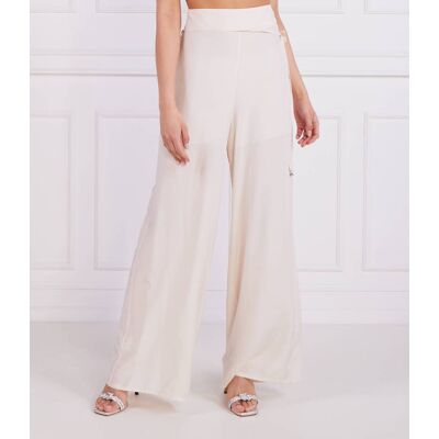 Patrizia Pepe Spodnie z paskiem Palazzo Loose fit ecru 36 Patrizia Pepe Spodnie z paskiem Palazzo Loose fit ecru 36