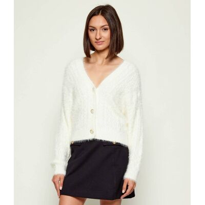 Guess Kardigan KINAKO Regular Fit biały XL Guess Kardigan KINAKO Regular Fit biały XL