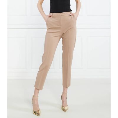 Pinko Spodnie cygaretki BELLO Slim Fit beżowy 36 Pinko Spodnie cygaretki BELLO Slim Fit beżowy 36