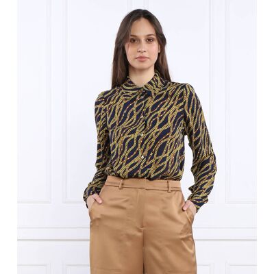 Michael Kors Koszula Regular Fit z dodatkiem jedwabiu złoty XS Michael Kors Koszula Regular Fit z dodatkiem jedwabiu złoty XS