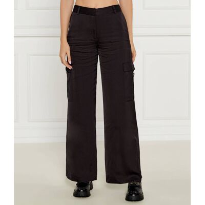 Karl Lagerfeld Spodnie Loose fit czarny 38 Karl Lagerfeld Spodnie Loose fit czarny 38