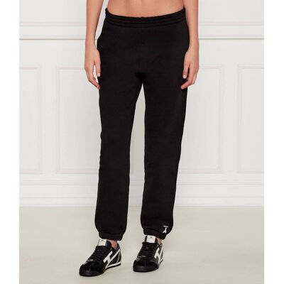 Patrizia Pepe Spodnie dresowe Regular Fit czarny M Patrizia Pepe Spodnie dresowe Regular Fit czarny M