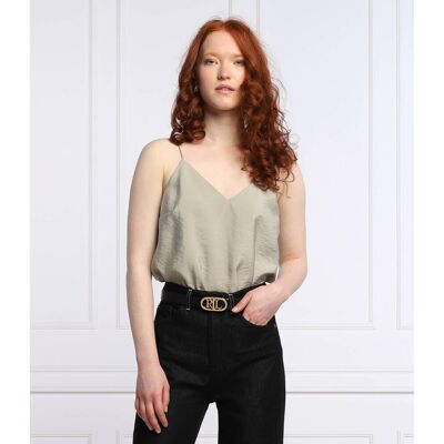 Marc O' Polo Top Regular Fit oliwkowy 42 Marc O' Polo Top Regular Fit oliwkowy 42