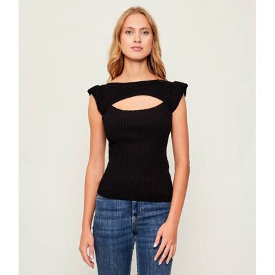 Liu Jo Sweter Slim Fit czarny S Liu Jo Sweter Slim Fit czarny S